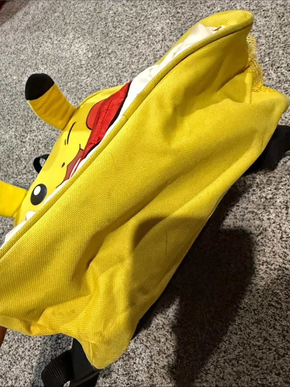 Pikachu Yellow Kids Backpack with Poké Ball Front Pocket